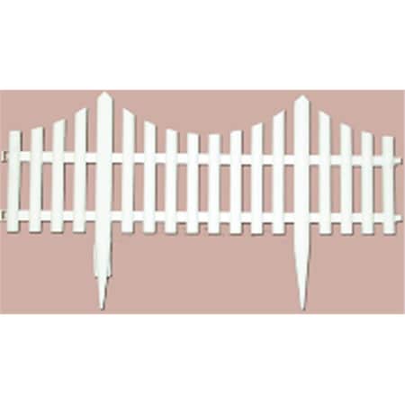 Emscogroup EMSCO 2140 13 x 24 in. Picket Style Fencing - White 2140